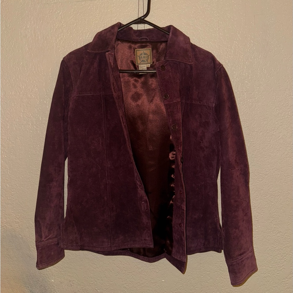 A.M.I. Vintage Leather Suede Jacket